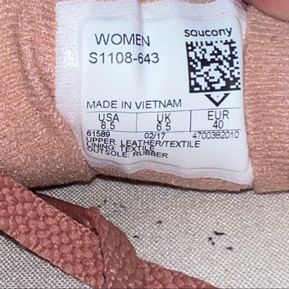 Women’s Saucony Shadow Original Pink Green S1108-643 Size 8.5 - Picture 7 of 9